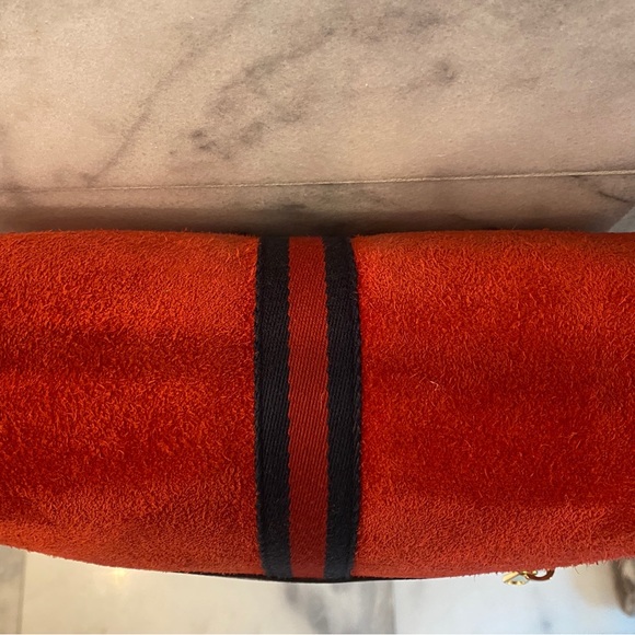 Gucci Red Suede Ophidia shoulder bag - Picture 12 of 16